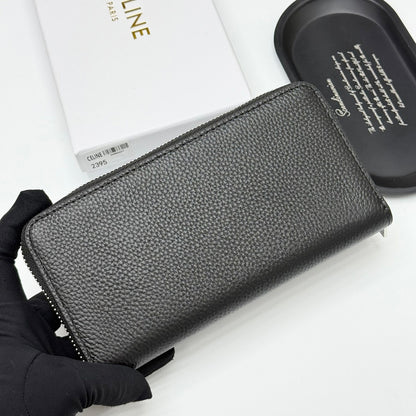 【セリーヌ】新作★ラージ ジップウォレット / グレインドカーフスキン3色