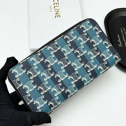 【セリーヌ】新作★ラージ ジップウォレット / グレインドカーフスキン3色